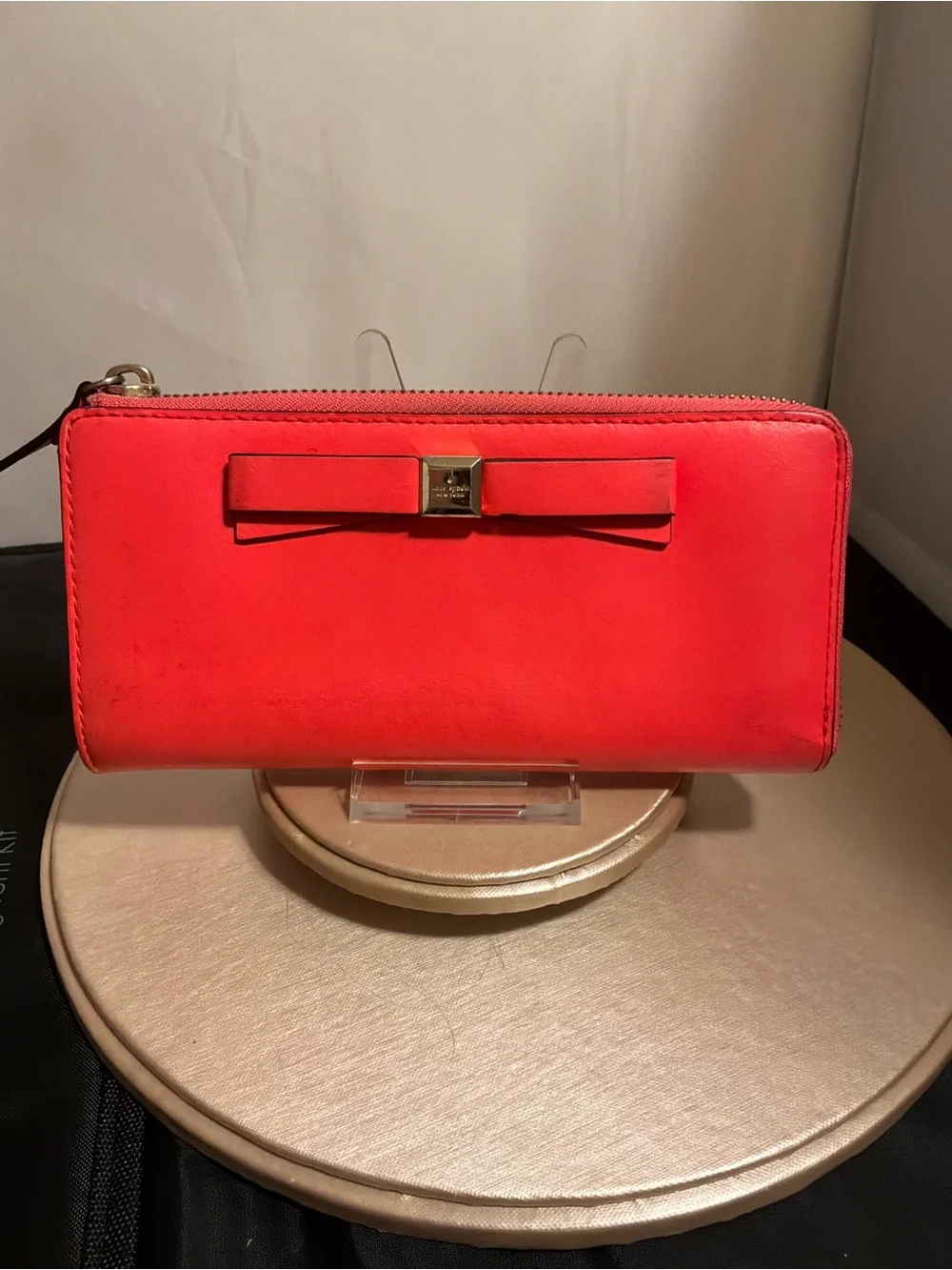 kate Spade Montford Park Smooth Nisha zip-around wallet